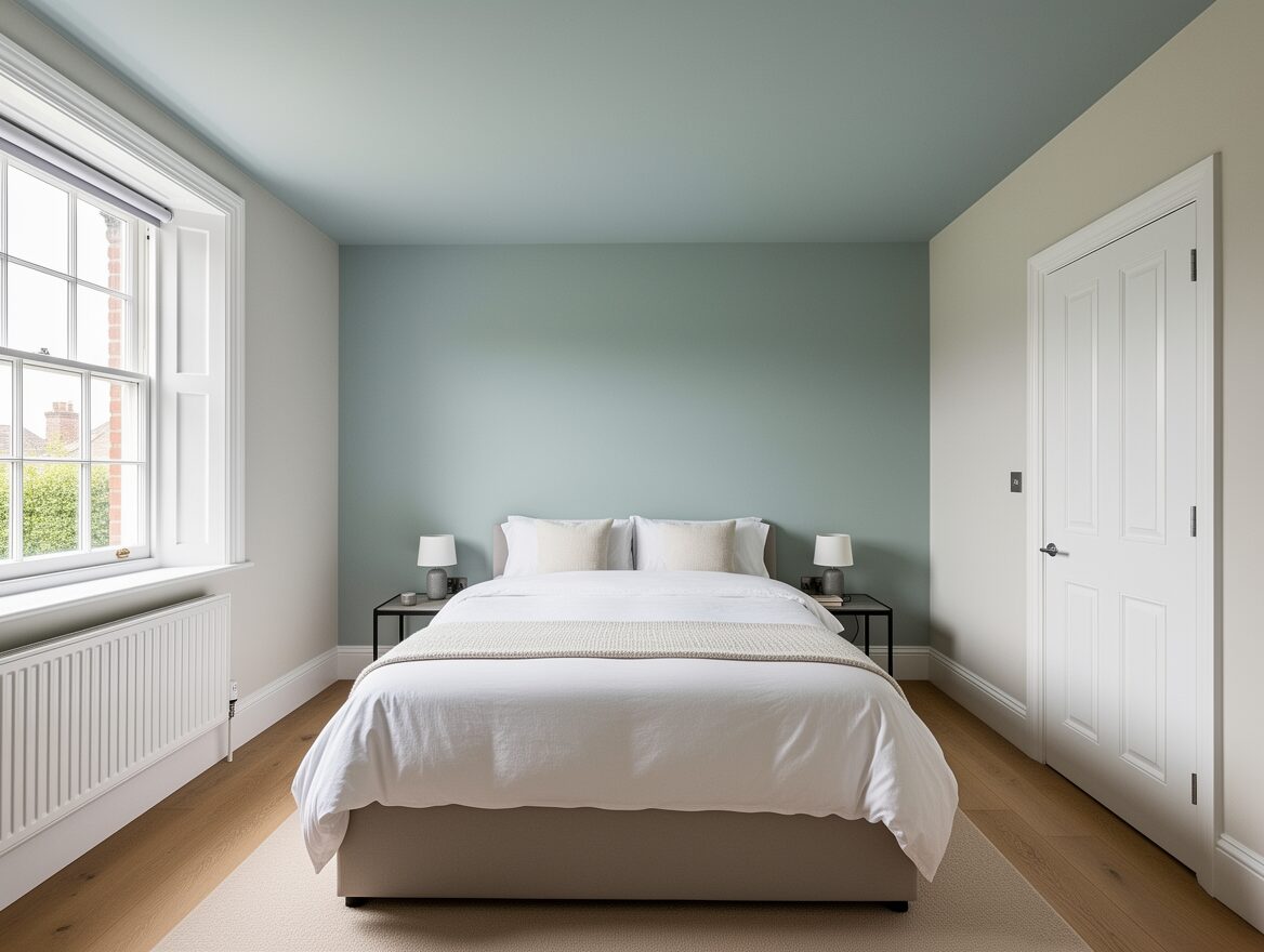 Newly decorated bedroom